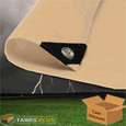 Tan Poly Tarpaulins 